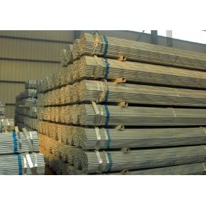 Quality galvanized steel pipe BS1387-1985 with NPT thread for sale