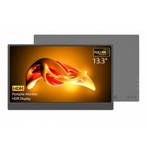 13.3 Inch USB C IPS Screen 9.1mm Thickness FHD Portable Monitor
