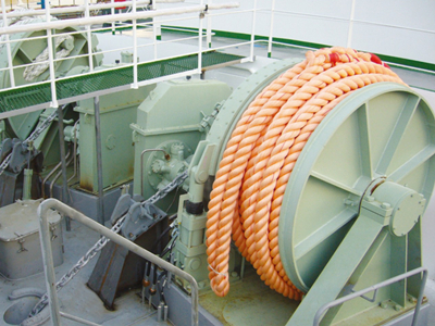 Electric Hydraulic / Engine Hydraulic Anchor Handling / Towing Winch With 400KN-2500KN Drum Load