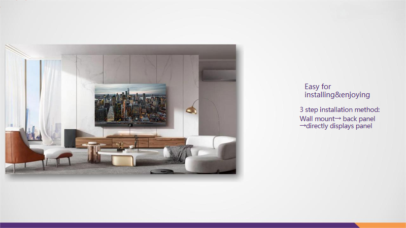 COB Mini LED HD Direct Display Indoor LED TV for Smart Office Meeting 135" Big Screen