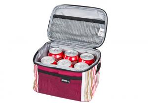 Quality Lovely Cool Bag Picnic Basket , Insulated Cooler Lunch Bag For 4 Persons for sale