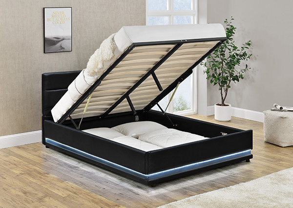 Buy Faxu Leather Ottoman Storage Bed at wholesale prices
