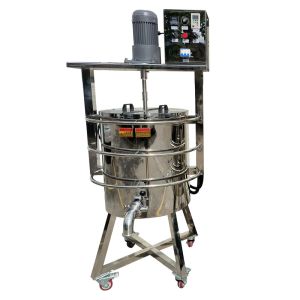 Quality 30L Heating and Mixing Machine 50L Lipstick Raw Material Stirring and Melting Drum for sale