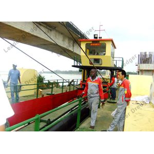 Quality 218kw 16'' Sand Suction Dredger With Boom Trolley Device for sale