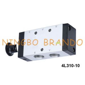 4L310-10 Airtac Type Pneumatic Manual Push Pull Valve 5/2 Way