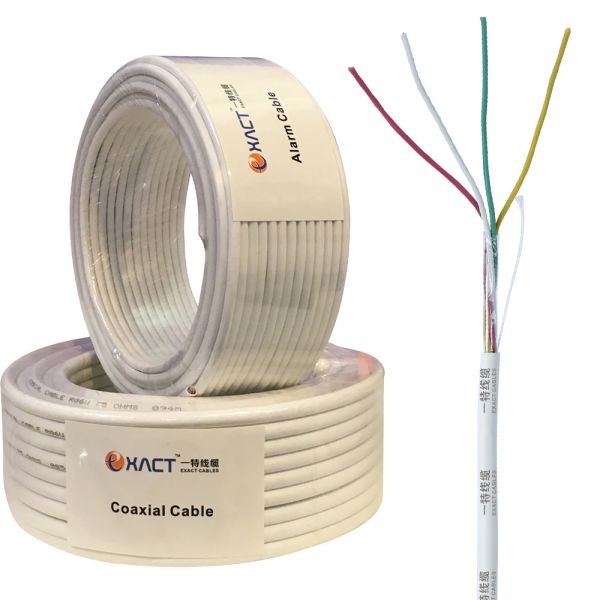 4x0.22mm2 Shielded Stranded CCAM Conductor LSF Insulation and Jacket CPR Eca
