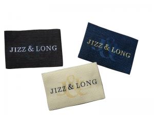 Quality OEM Satin, Cotton Woven Personalized Clothing Labels, Iron On Name Label for sale