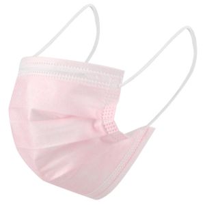 S&J Disposable Protective "Secure+" Surgical Face Mask Light Pink ASTM LEVEL3