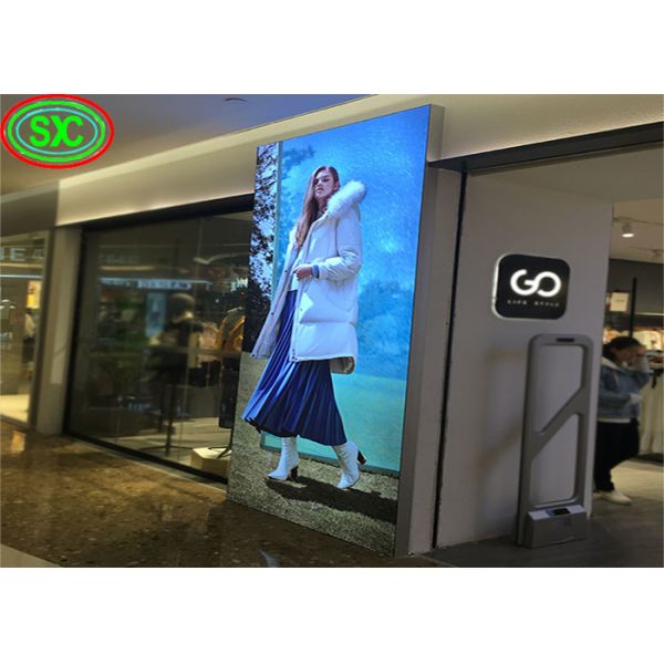Buy Die-Cast Aluminum Screen Front COB P2.5 Digital LED Poster Stereo Mount Easy Installation at wholesale prices