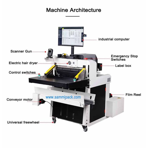 Intelligent Automatic E-commerce Express Bag Packing Laminating Face Sheet Machine Muti-functional Bags Sealing Machine