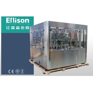 HDPE Bottle Yogurt Sauce Filling And Hot Foil Sealing Machine Electric Driven Type