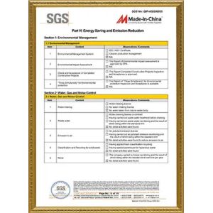 HUATAO LOVER LTD Certifications