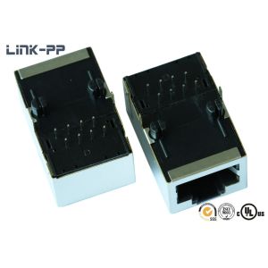 10 / 100 / 1000 Base POE RJ45 Connector Tab up with LED 25.4MM
