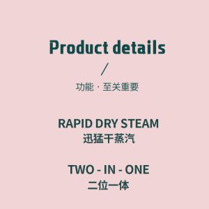 1500W Portable Handheld Garment Travel Steamer with Auto Power-off Function and