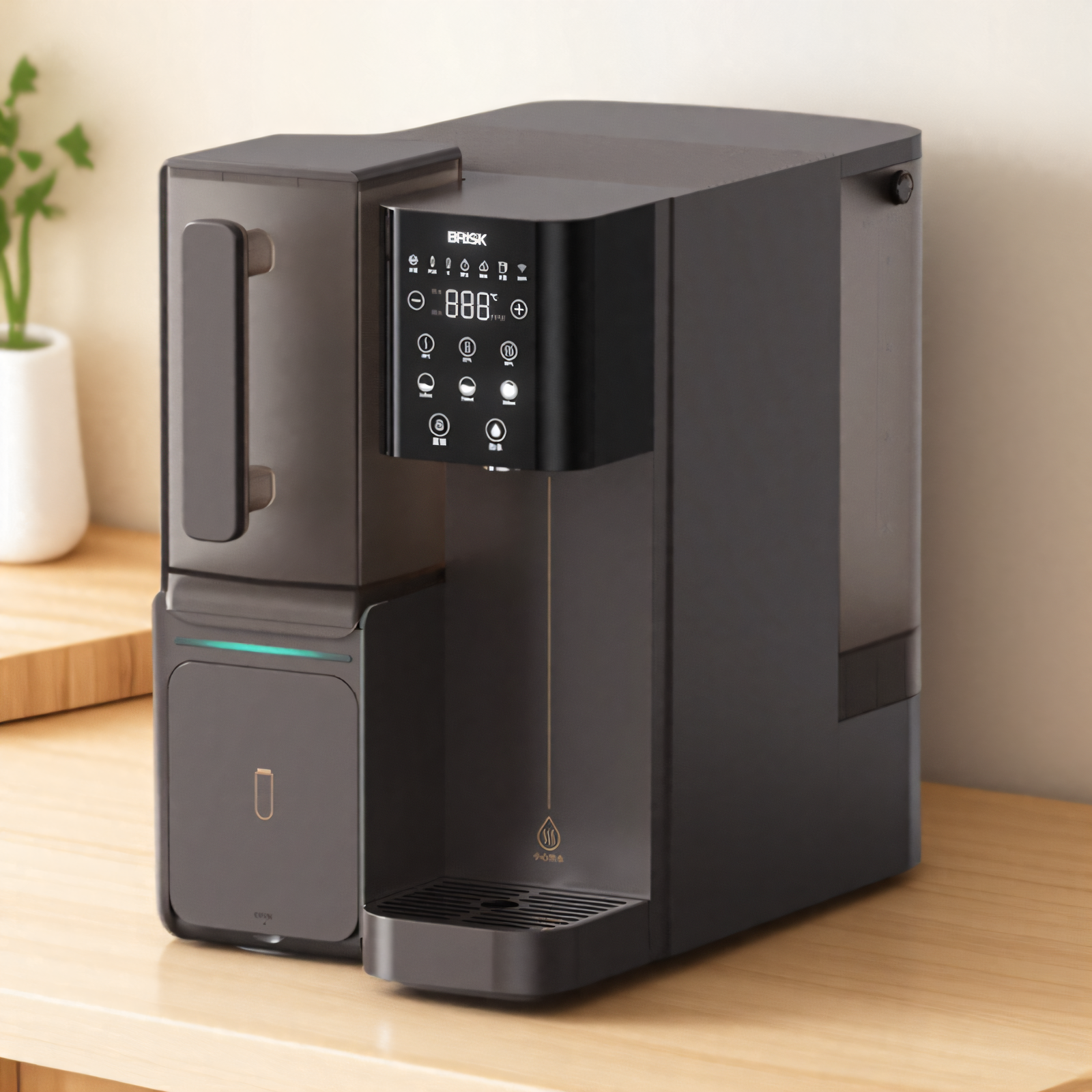 Quality Intelligent Hot Runner Circulation RO Water Purifier with Hidden Sensor Easy Clean Tank for sale