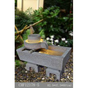 80cm Graphite Sandstone Water Fountain