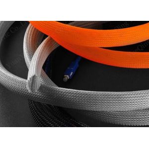 China Durable Abrasion Resistance Cable Braided Sleeve For Wire Harness on sale