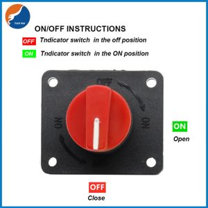 300A 60VDC Mini Universal Motorcycle Car Auto Battery Disconnect Cut Off Kill