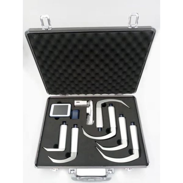 Veterinary flexible Bronchoscopy Fiber Optic Anesthesia video laryngoscopy airway pediatric stainless Miller Macintosh