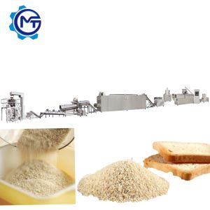 Food Grade SS Puffing Bread Crumb Production Line Machine 100kg/H