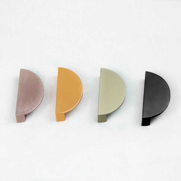 Buy OEM 90mm Aluminum Alloy Half Moon Drawer Handles at wholesale prices