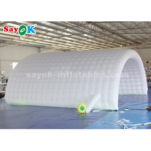 Inflatable Family Tent White Sports Entrance Inflatable Air Tent Easy To Clean And Carry