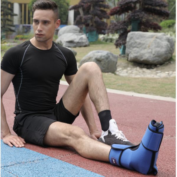 Nylon Ankle Gel Ice Pack , Portable Ankle Wrap Ice Pack