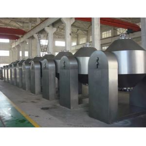 SUS304 SUS316L Industrial Mixer Machines Double Cone Rotary Vacuum Dryer