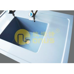 Epoxy resin chemical resistance ice blue drop in sinks for laboratory benches
