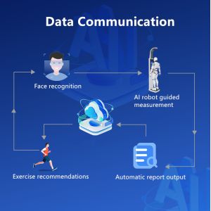 Ultrasonic Height Weight Scale Body Composition Analysis Machine