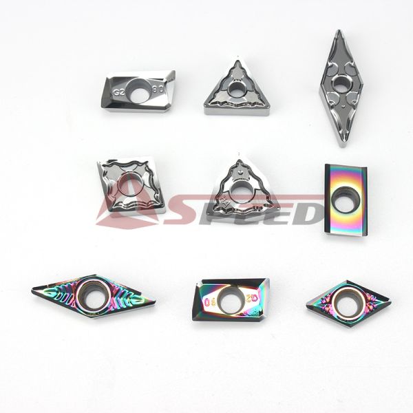 Polished Tungsten Carbide Aluminum CNC Inserts VCGT160402