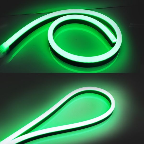 Mini LED Neon Flex Strip For Wall Green Housing Fully Seamless Light