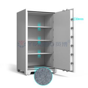 H1280mm Fireproof Safe Box Fire Resistant Special Out Hinge Design