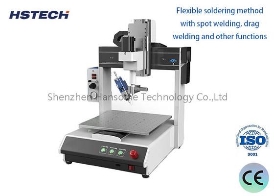 Smog Cleaner Equipped Desktop Automatic Soldering Robot With LCD Teaching