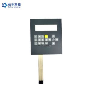 Glossy Surface Membrane Switch Keypad , Flat Membrane Switch Panel