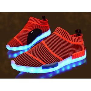 China Remote Control Light Up Sole Shoes , Endurable Led Sneakers With Light Up Soles on sale