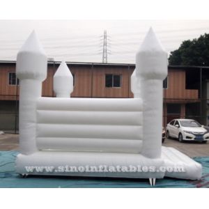 13'X13' Adults All White Wedding Bounce House With EN14960 Certified For Wedding