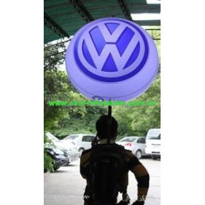 Quality 210t Polyester Cloth Backpack Balloons With Light Advertising Inflatables For Party for sale