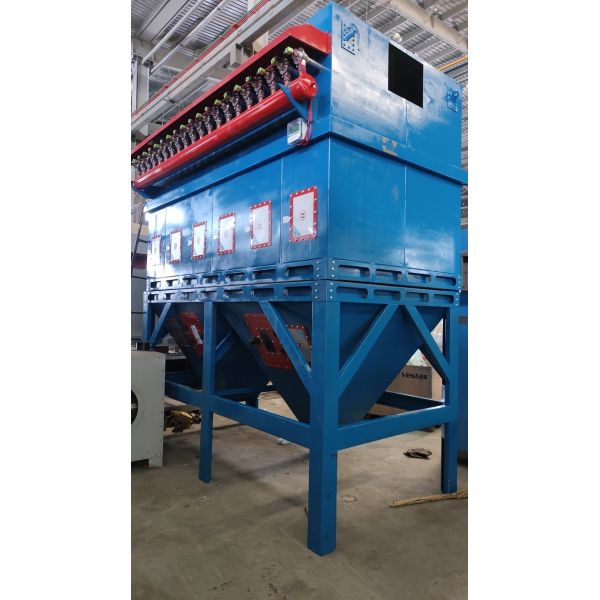 Buy 99.9% Filtration Efficiency Pulse Bag Dust Collector with PLC Control System for Dust Extraction in Industrial Facilities at wholesale prices