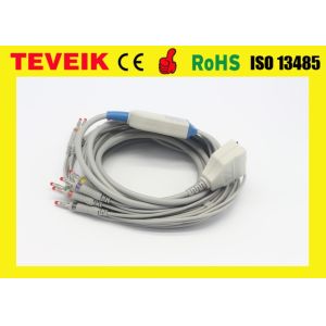 ECG cable with integrated 10 lead wires for Fukuda ME EKG machine