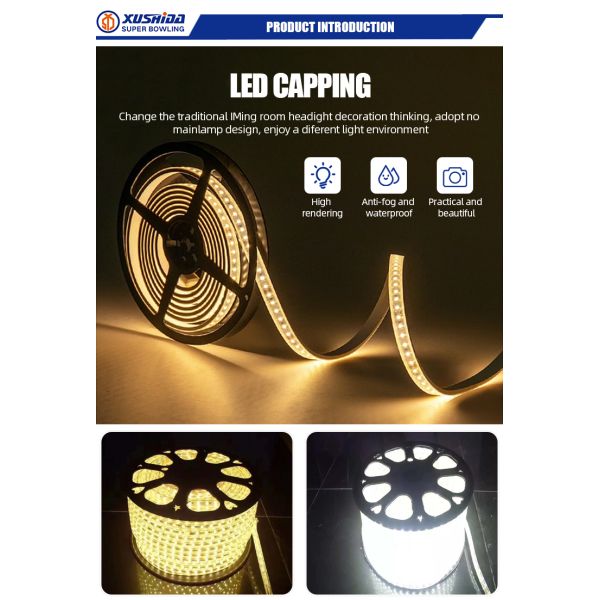 Custom Size High Brightness Rgb Led Flexible Strip Light for Outdoor Water Resistance