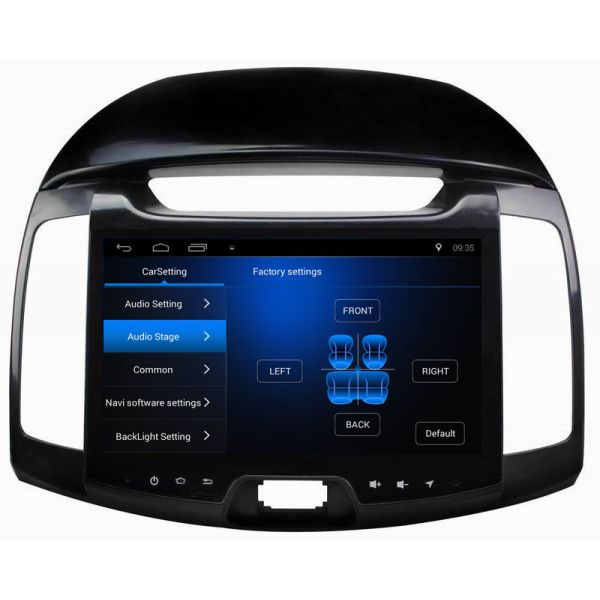 Ouchuangbo car audio gps navi android 8.1 for Hyundai Elantra 2011 support MP3 MP4 microphone 1080P video
