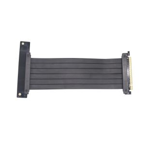 90 Degree High Speed Flexible PCIE Graphics Extension Cable PCI-E 1*16 3.0