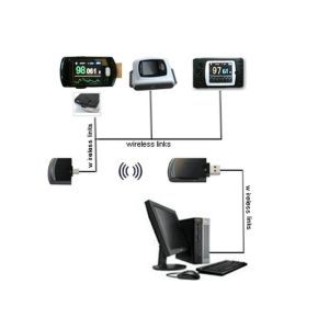 Infant Convenient Overnight Fingertip Pulse Oximeters with Alarm AH - 50E