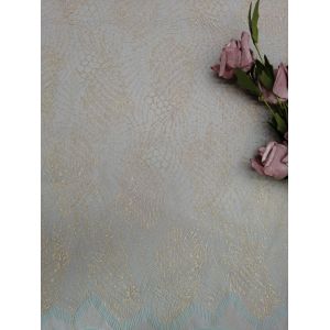 China Party Embroidery Metallic Geometric Lace Fabric Women Textile on sale