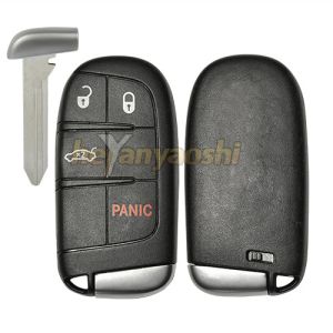 Quality Opel 4Buttons Smart Key Shell with Emergency Key Insert for sale