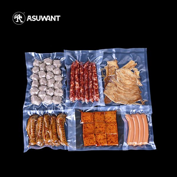 Buy PE NY Vacuum Seal Packaging Bags Clear Transparent For Meat Seafood Nuts at wholesale prices