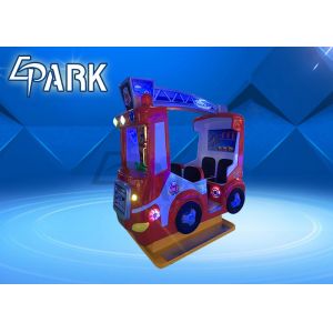 Coin Operated Children's Rides Amusement Fire Car Game Machine