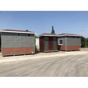 2 Rooms Double Layer Windows 10m2 Prefabricated Modular Toilets