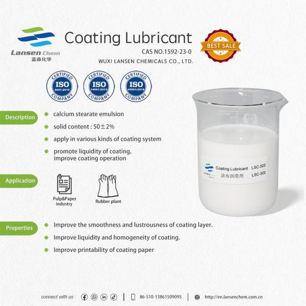 LB-50 C36h70cao4 Ca Stearate Rubber Latex White Emulsion For Paper And Rubber